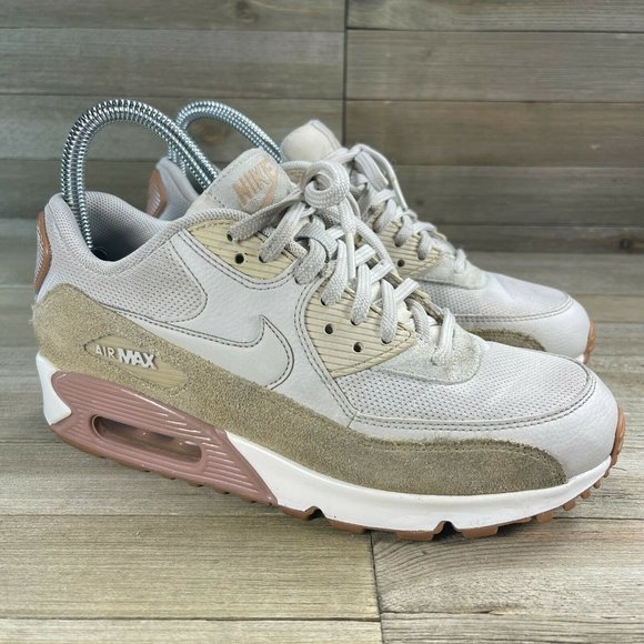 Nike Shoes - Nike Air Max 90 Women's Size 7.5 Shoes Light Bone/Mushroom 325213-046 Vintage